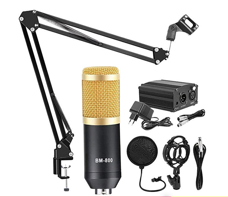 Elite Streaming Studio Bundle – Condenser Mic, Audio Interface & Broadcast Arm