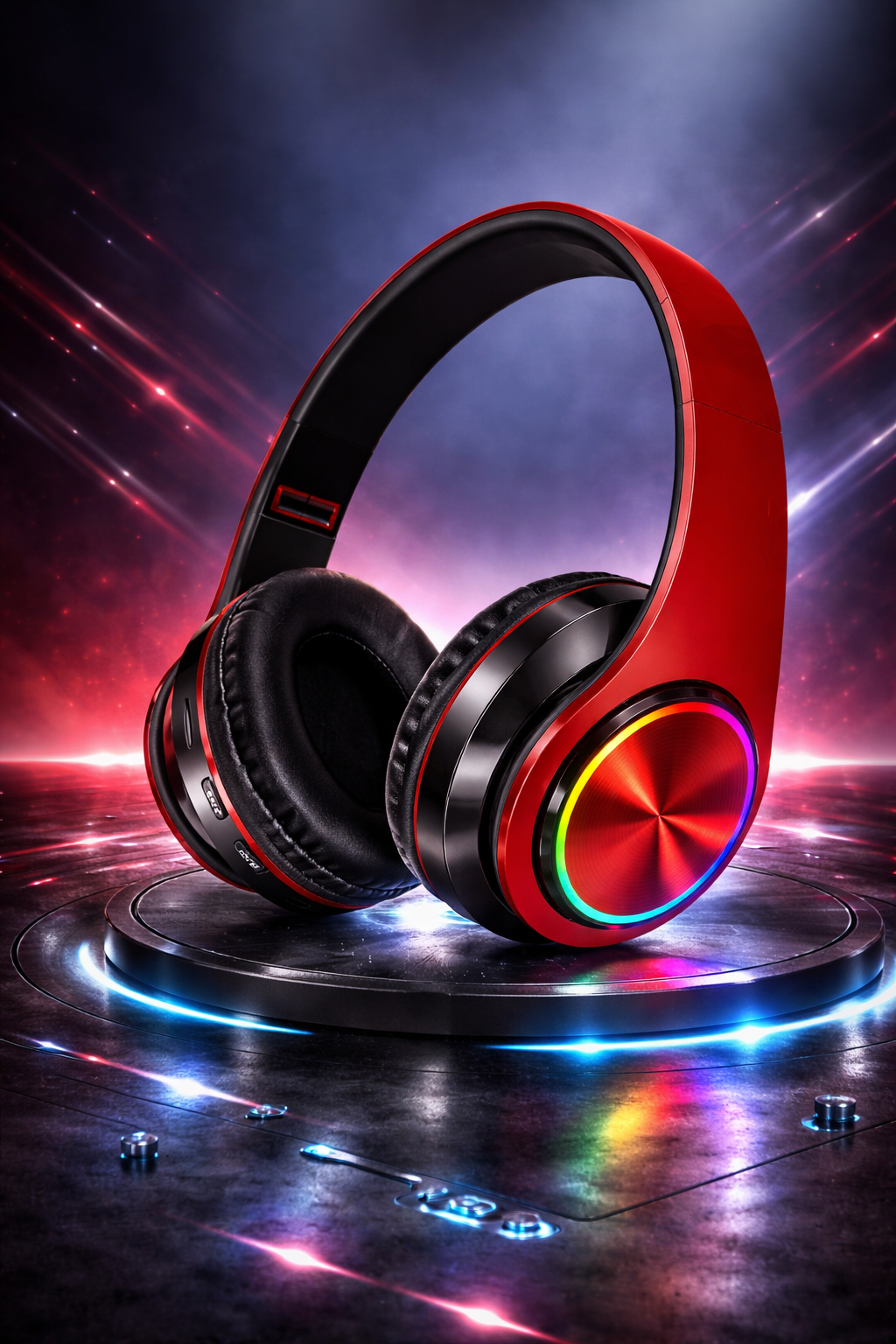 PulseWave Wireless Bluetooth Gaming Headphones – RGB Bass Over-Ear Headset