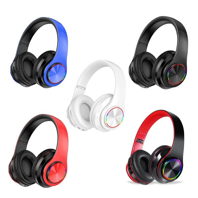 PulseWave Wireless Bluetooth Gaming Headphones – RGB Bass Over-Ear Headset