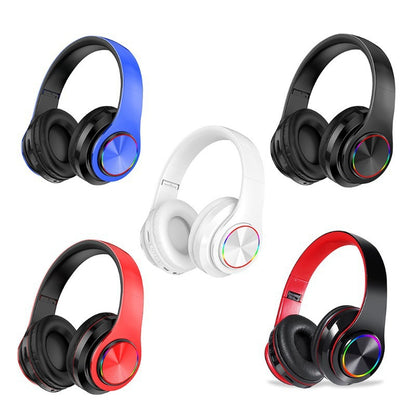 PulseWave Wireless Bluetooth Gaming Headphones – RGB Bass Over-Ear Headset